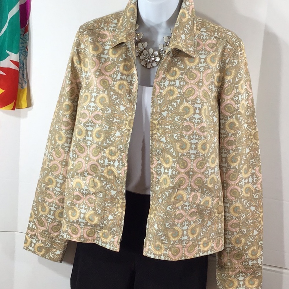 Pendleton Cotton Zip Front Jacket Pm - image 3